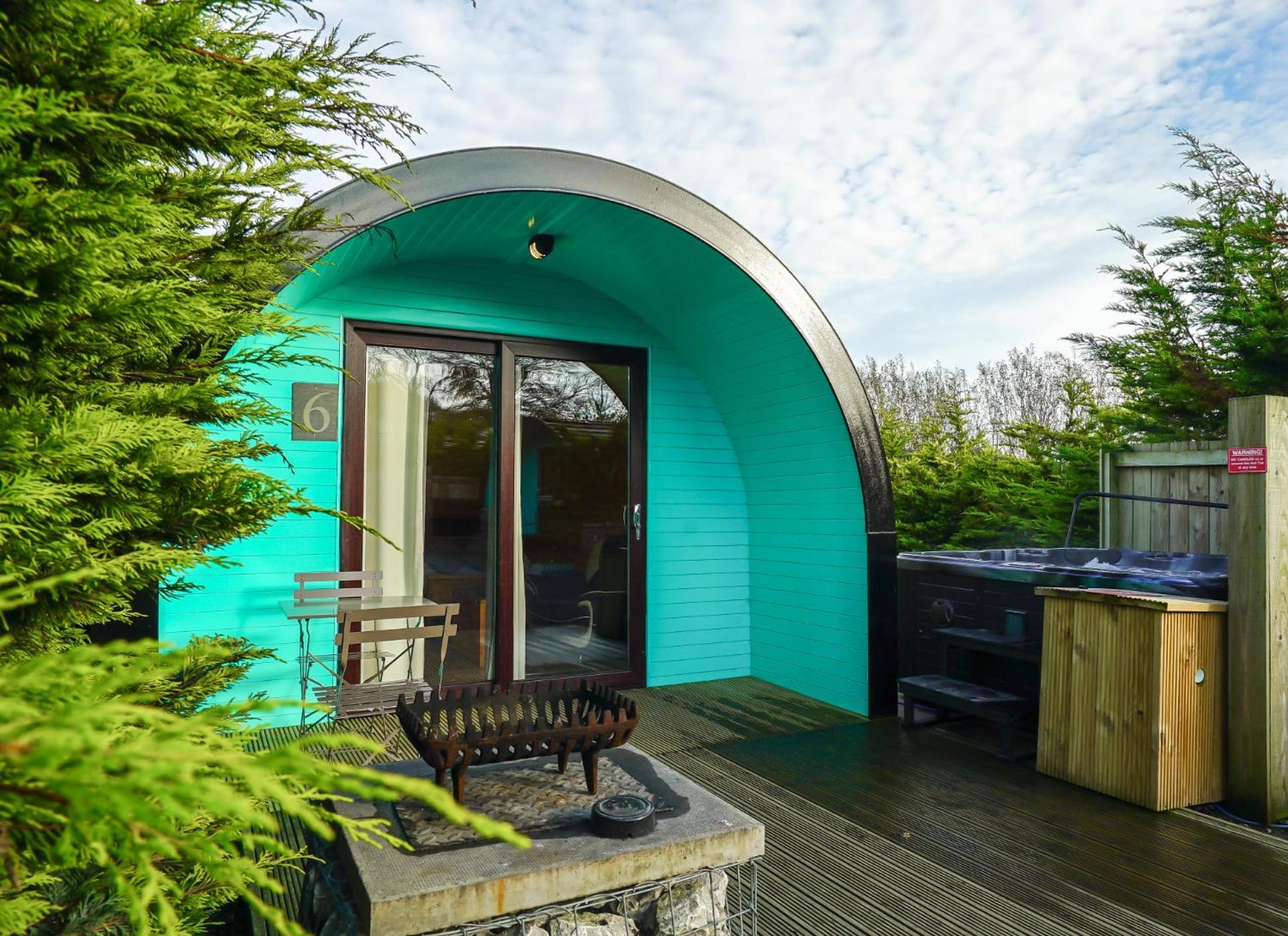 Original Glamping Pod With Hot Tub Frodsham Exterior foto
